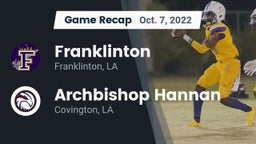 Recap: Franklinton  vs. Archbishop Hannan  2022