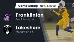 Recap: Franklinton  vs. Lakeshore  2022