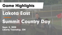 Lakota East  vs Summit Country Day Game Highlights - Sept. 5, 2020