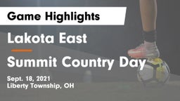Lakota East  vs Summit Country Day Game Highlights - Sept. 18, 2021