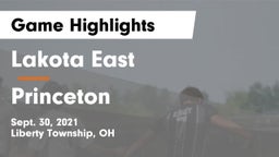 Lakota East  vs Princeton  Game Highlights - Sept. 30, 2021