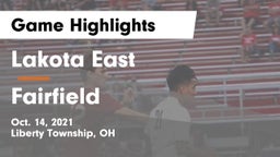 Lakota East  vs Fairfield  Game Highlights - Oct. 14, 2021