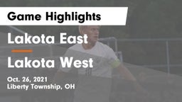 Lakota East  vs Lakota West  Game Highlights - Oct. 26, 2021