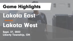 Lakota East  vs Lakota West  Game Highlights - Sept. 27, 2022