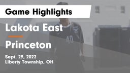 Lakota East  vs Princeton  Game Highlights - Sept. 29, 2022