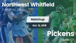 Matchup: Northwest Whitfield vs. Pickens  2018