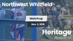 Matchup: Northwest Whitfield vs. Heritage  2018