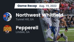Recap: Northwest Whitfield  vs. Pepperell  2022