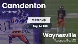 Matchup: Camdenton High vs. Waynesville  2018