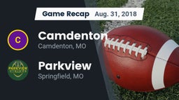 Recap: Camdenton  vs. Parkview  2018