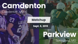Matchup: Camdenton High vs. Parkview  2019