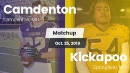 Matchup: Camdenton High vs. Kickapoo  2019