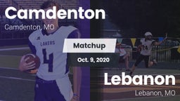 Matchup: Camdenton High vs. Lebanon  2020