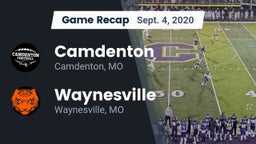 Recap: Camdenton  vs. Waynesville  2020