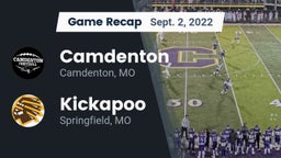 Recap: Camdenton  vs. Kickapoo  2022