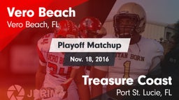 Matchup: Vero Beach vs. Treasure Coast  2016