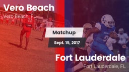Matchup: Vero Beach vs. Fort Lauderdale  2017