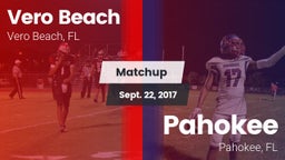 Matchup: Vero Beach vs. Pahokee  2017