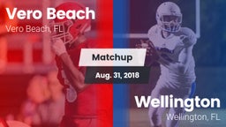 Matchup: Vero Beach vs. Wellington  2018