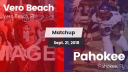 Matchup: Vero Beach vs. Pahokee  2018