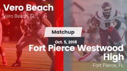 Matchup: Vero Beach vs. Fort Pierce Westwood High 2018