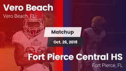 Matchup: Vero Beach vs. Fort Pierce Central HS 2018