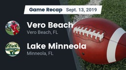 Recap: Vero Beach  vs. Lake Minneola  2019