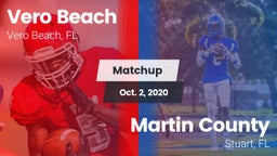 Matchup: Vero Beach vs. Martin County  2020