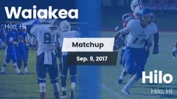 Matchup: Waiakea vs. Hilo  2017