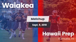 Matchup: Waiakea vs. Hawaii Prep  2018