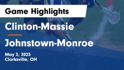 Clinton-Massie  vs Johnstown-Monroe  Game Highlights - May 3, 2023