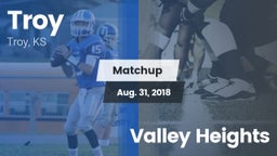 Matchup: Troy vs. Valley Heights 2018