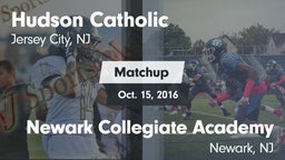 Matchup: Hudson Catholic vs. Newark Collegiate Academy  2016