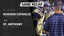 Recap: Hudson Catholic  vs. St. Anthony  2016