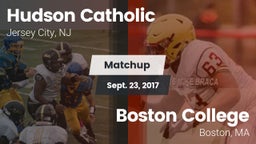 Matchup: Hudson Catholic vs. Boston College  2017