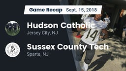 Recap: Hudson Catholic  vs. Sussex County Tech  2018