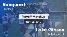 Matchup: Vanguard vs. Lake Gibson  2016