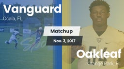 Matchup: Vanguard vs. Oakleaf  2017