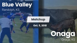 Matchup: Blue Valley vs. Onaga  2018