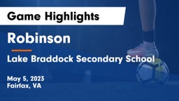 Robinson  vs Lake Braddock Secondary School Game Highlights - May 5, 2023