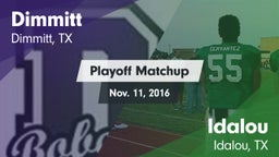 Matchup: Dimmitt vs. Idalou  2016