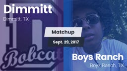 Matchup: Dimmitt vs. Boys Ranch  2017