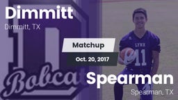 Matchup: Dimmitt vs. Spearman  2017