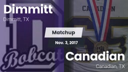 Matchup: Dimmitt vs. Canadian  2017