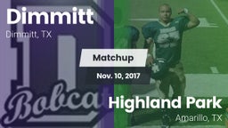 Matchup: Dimmitt vs. Highland Park  2017