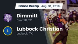 Recap: Dimmitt  vs. Lubbock Christian  2018