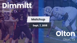 Matchup: Dimmitt vs. Olton  2018