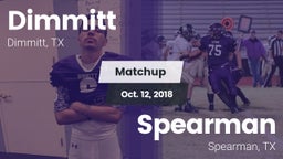 Matchup: Dimmitt vs. Spearman  2018