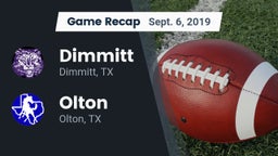 Recap: Dimmitt  vs. Olton  2019