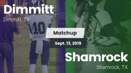 Matchup: Dimmitt vs. Shamrock  2019